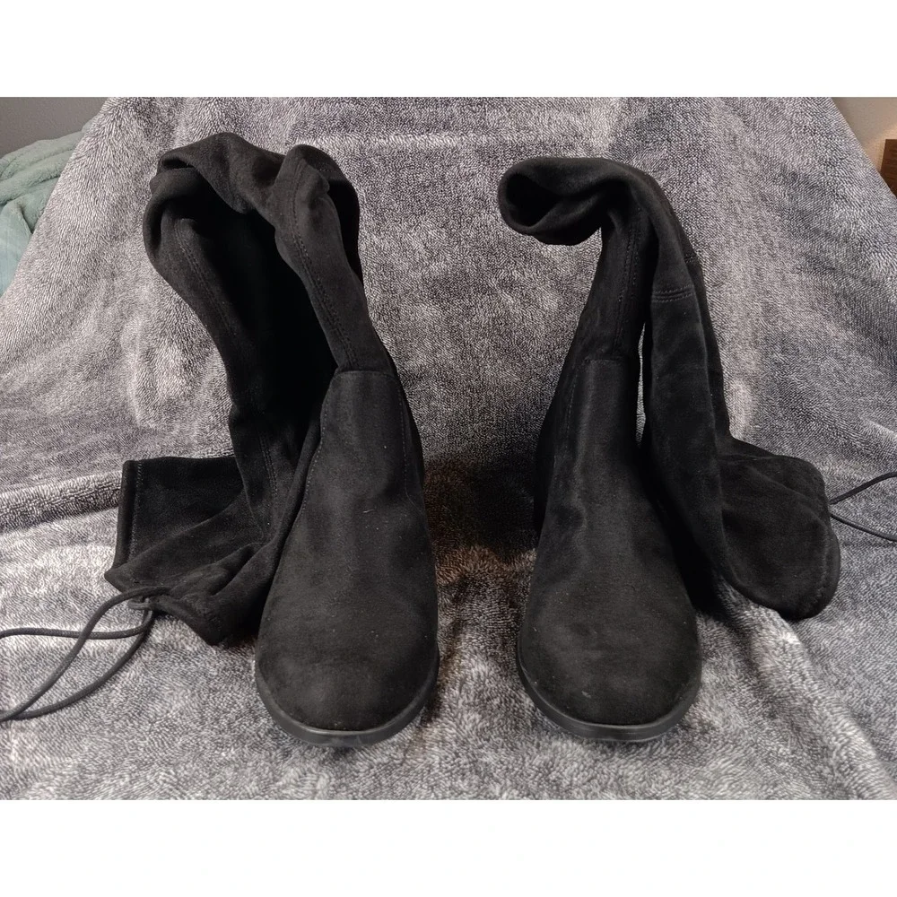 Charles by Charles David Gammon WC Black Wide Calf Over The‎ Knee Boots 9M